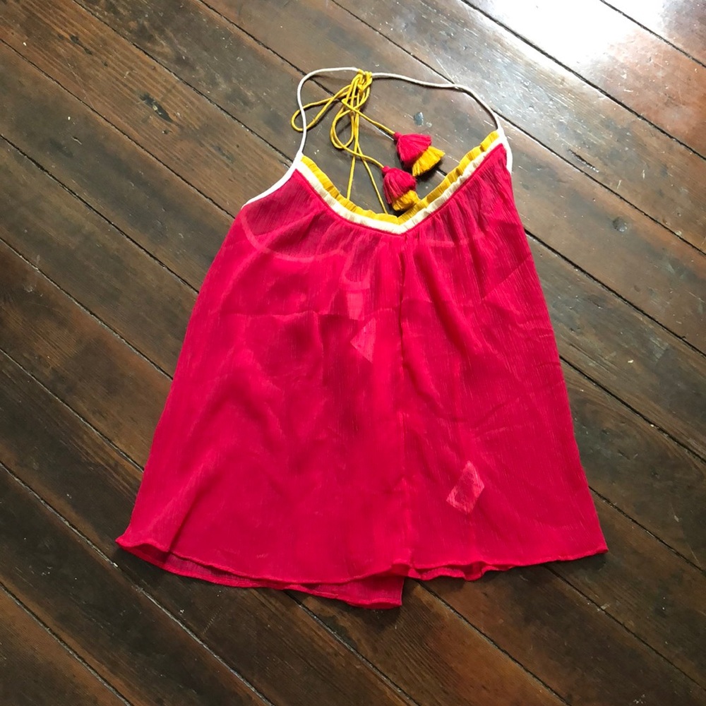 Flirty Tissue Tank.